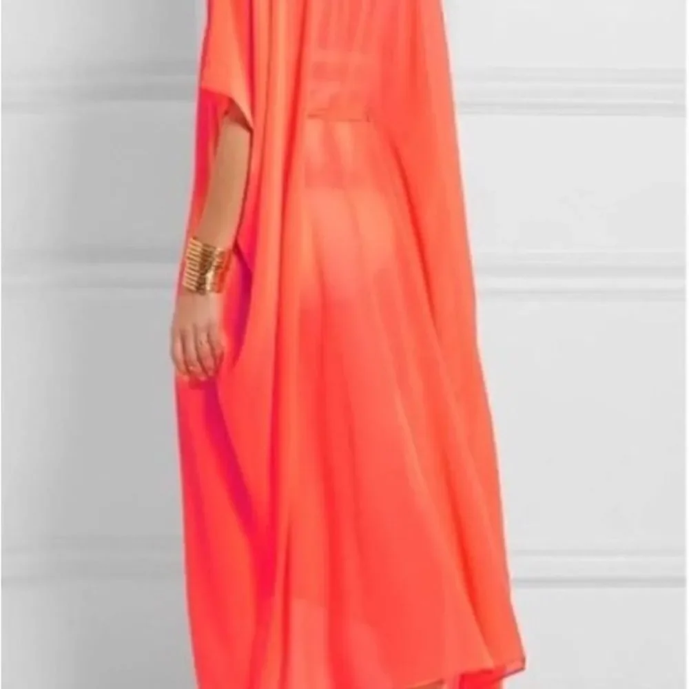 L’Agent by Agent Provocateur Holly Neon Orange Kaftan Swim Coverup One Size NWT